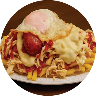 Salchipapa Especial